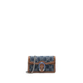 GUCCI SUPER MINI DIONYSUS GG SUPREME DENIM/CALFSKIN SHW