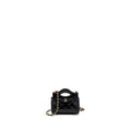 CHANEL 24S 31 NANO CLUTCH WITH CHAIN SHINY LAMBSKIN BLACK LGHW (MICROCHIP)