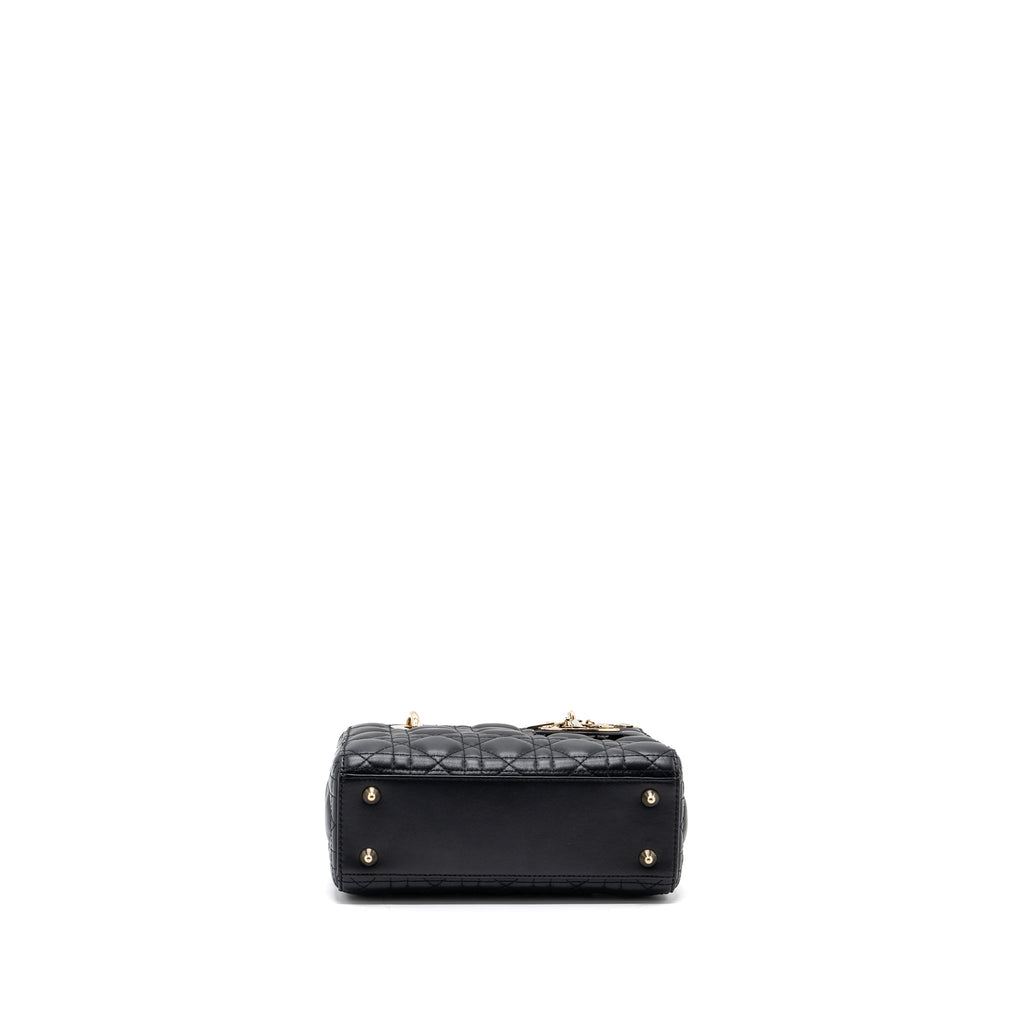 DIOR MY ABC DIOR SMALL LADY DIOR BAG LAMBSKIN BLACK LGHW