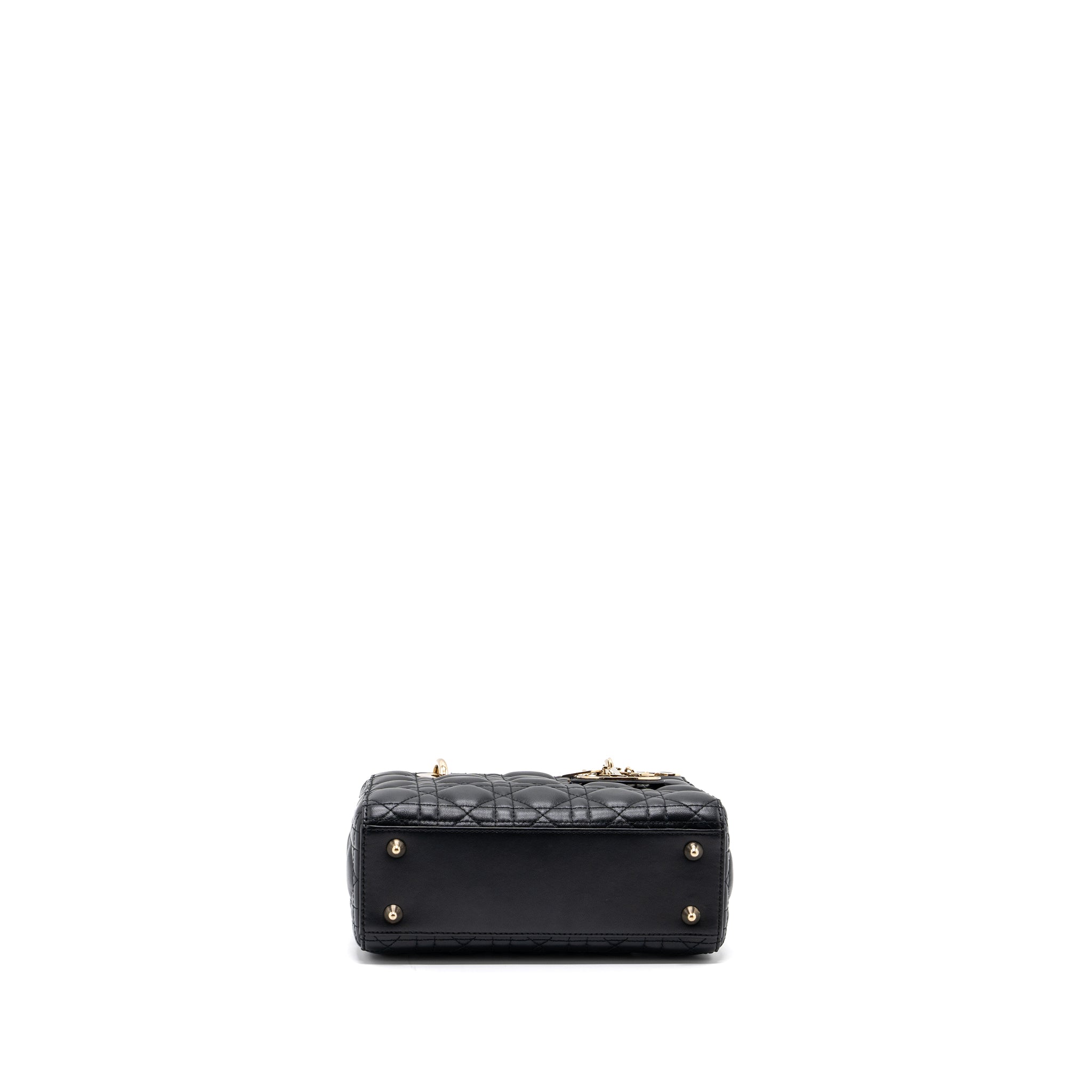 DIOR MY ABC DIOR SMALL LADY DIOR BAG LAMBSKIN BLACK LGHW