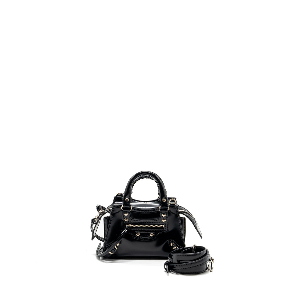BALENCIAGA NEO CLASSIC CITY BAG BOX CALFSKIN BLACK SHW