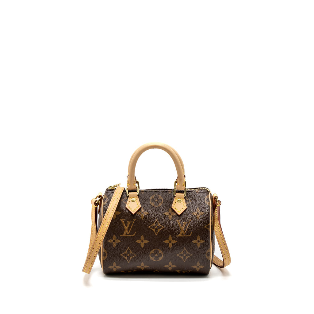 LOUIS VUITTON NANO SPEEDY MONOGRAM CANVAS GHW (OLD VERSION)