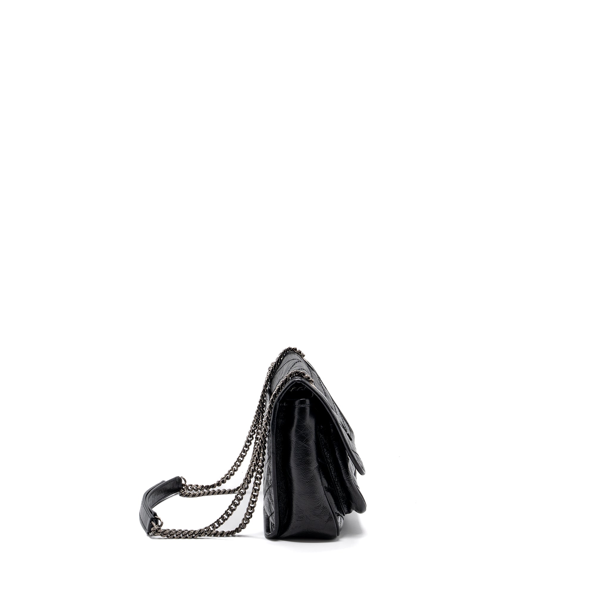SAINT LAURENT NIKI BABY CALFSKIN BLACK RUTHENIUM HARDWARE