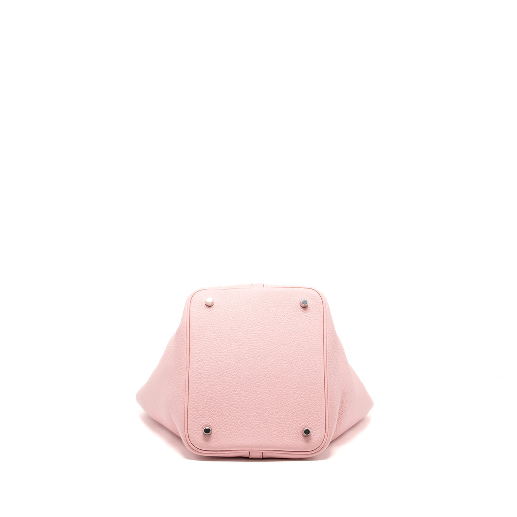 HERMES PICOTIN 22 LOCK BAG CLEMENCE ROSE SAKURA SHW