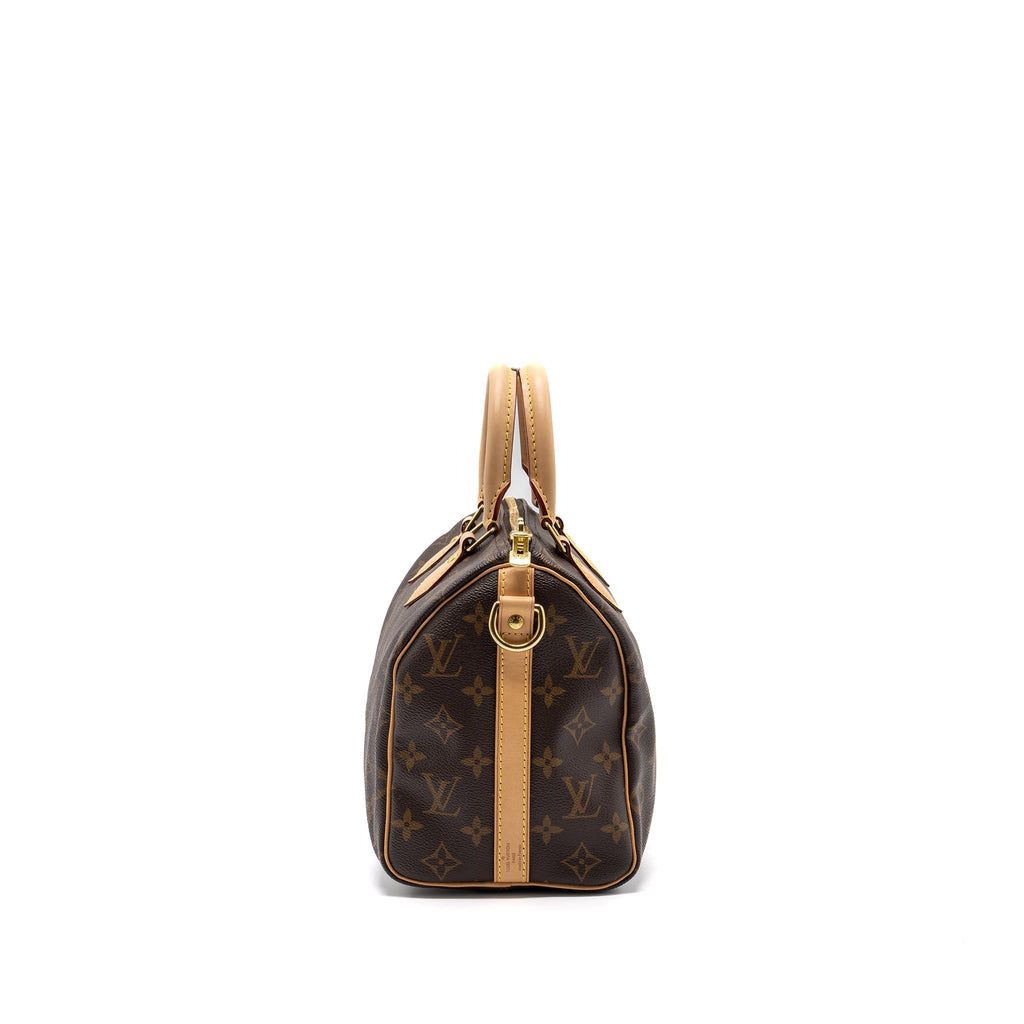 LOUIS VUITTON SPEEDY BANDOULIERE 25 MONOGRAM CANVAS GHW (NEW VERSION)