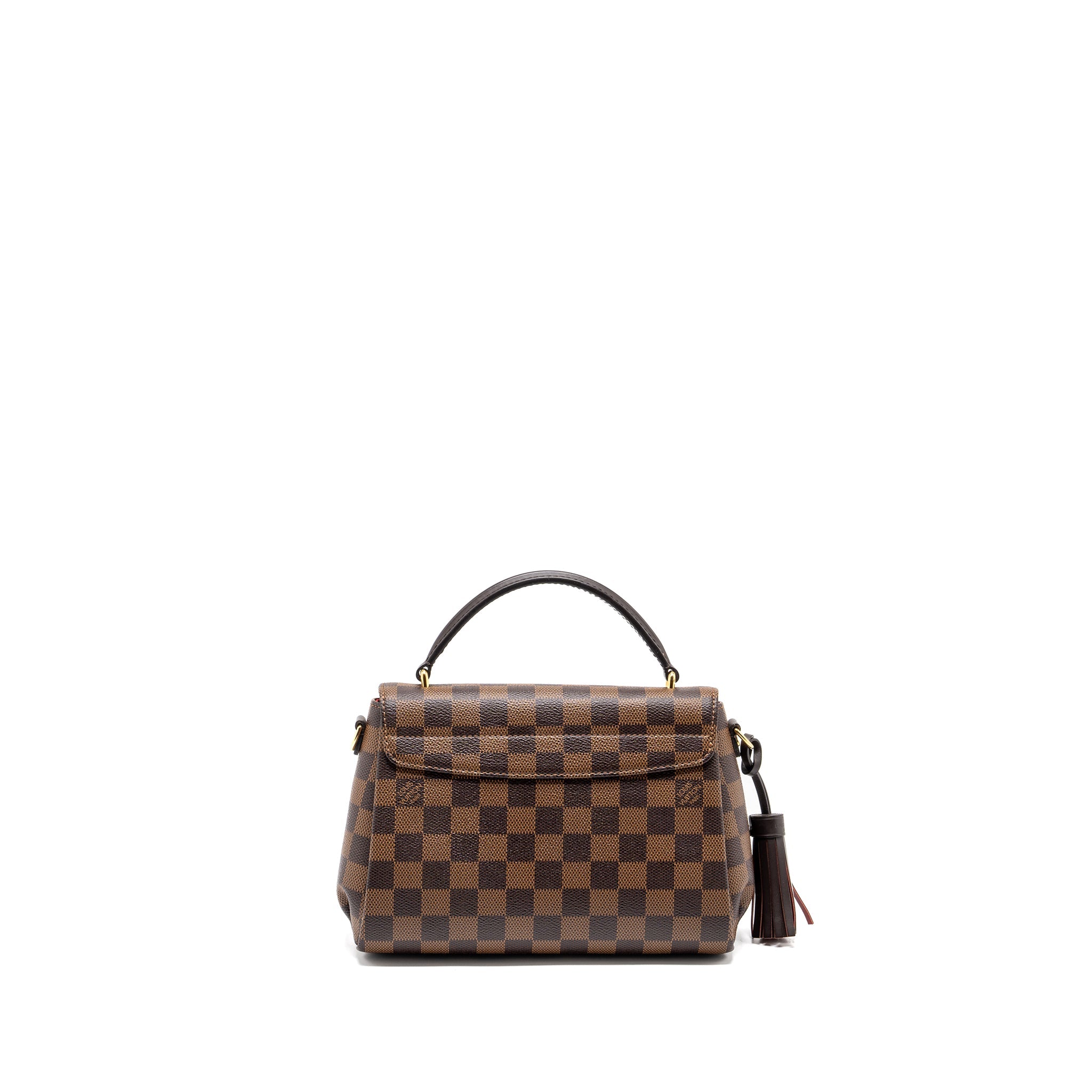 LOUIS VUITTON CROISETTE DAMIER EBENE CANVAS GHW
