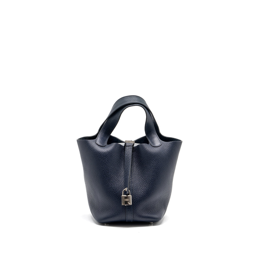 HERMES PICOTIN 18 CLEMENCE DARK BLUE SHW