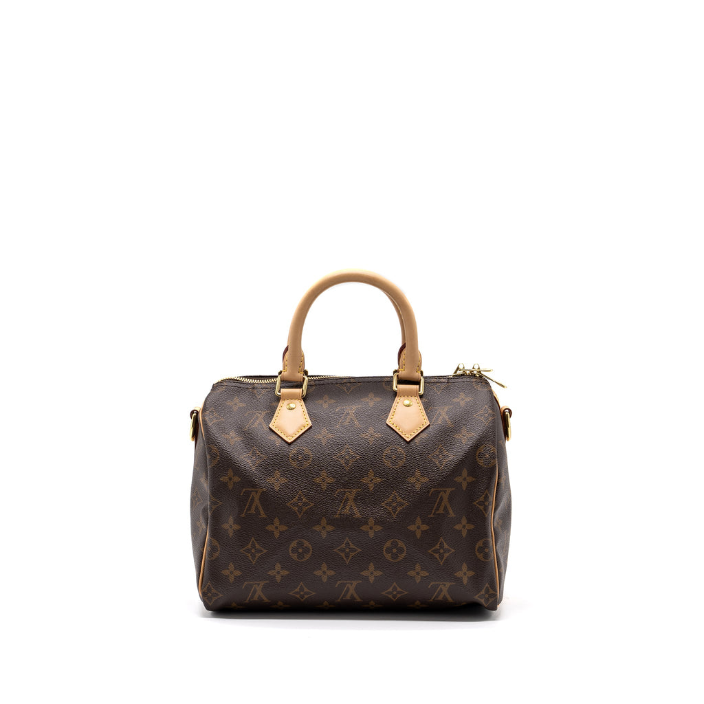 LOUIS VUITTON SPEEDY BANDOULIERE 25 MONOGRAM CANVAS GHW (NEW VERSION)