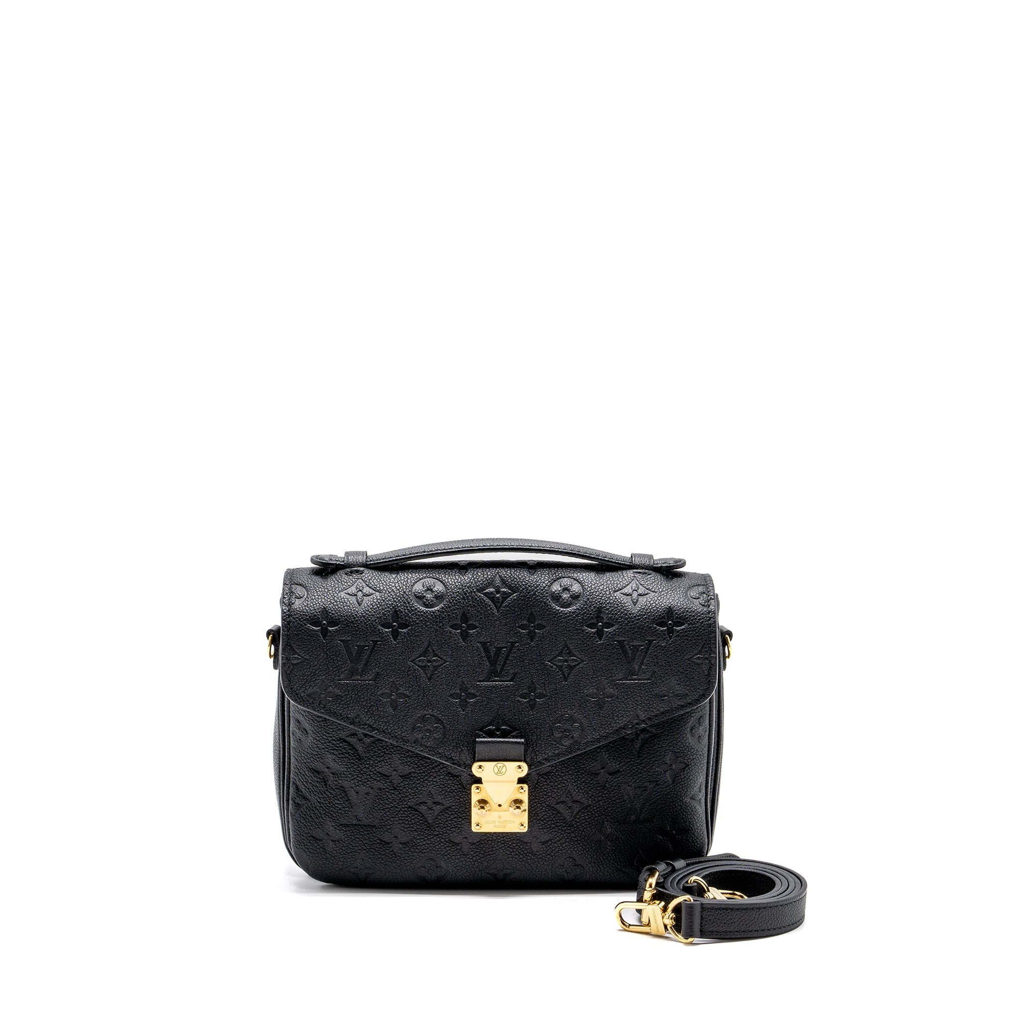 LOUIS VUITTON POCHETTE MÉTIS MONOGRAM EMPREINTE BLACK GHW (NEW VERSION)