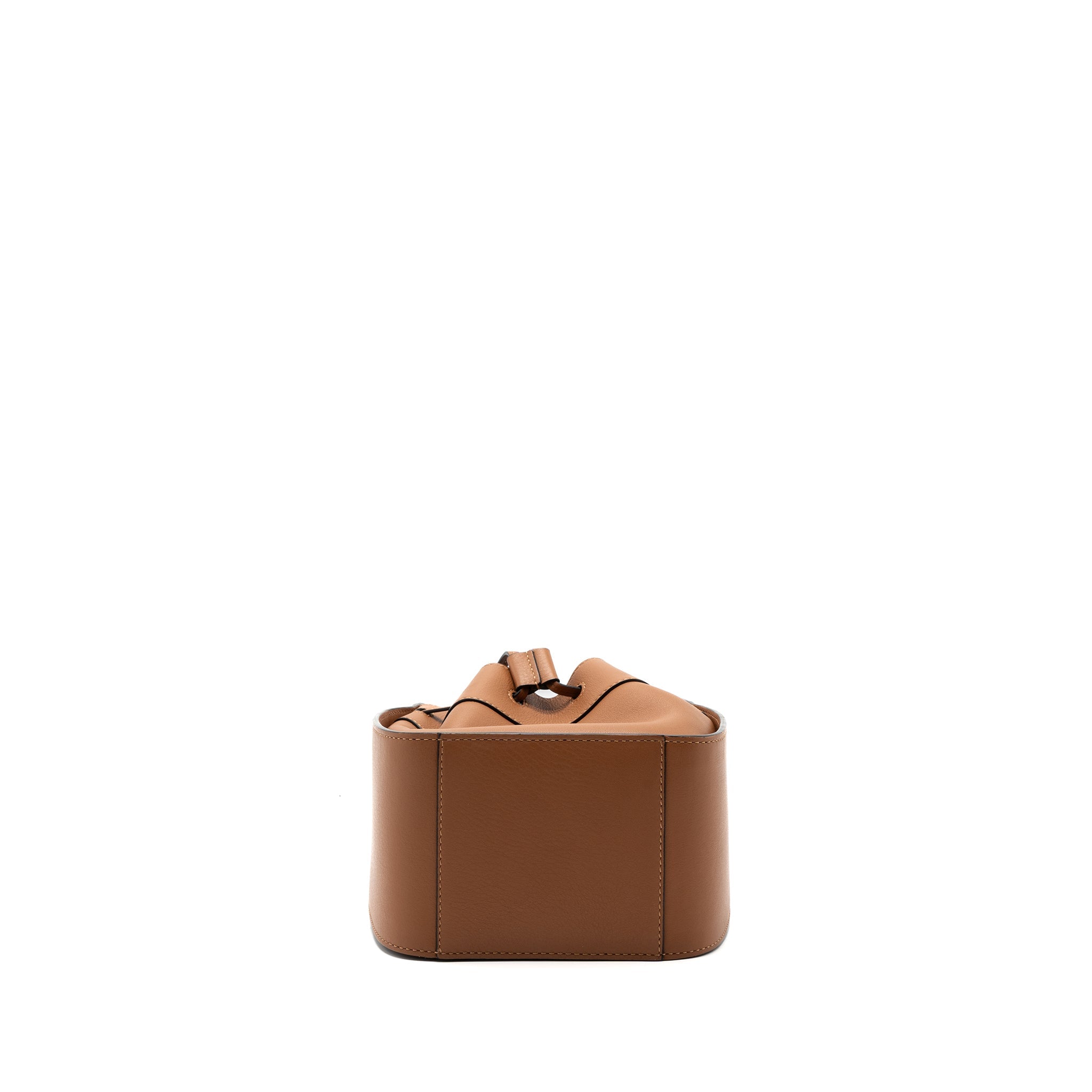 LOEWE MINI HAMMOCK DRAWSTRING BAG CALFSKIN TAN SHW