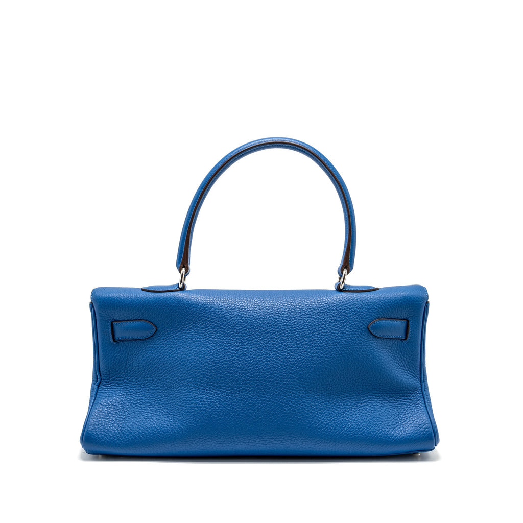 HERMES SHOULDER KELLY CLEMENCE BLUE SHW