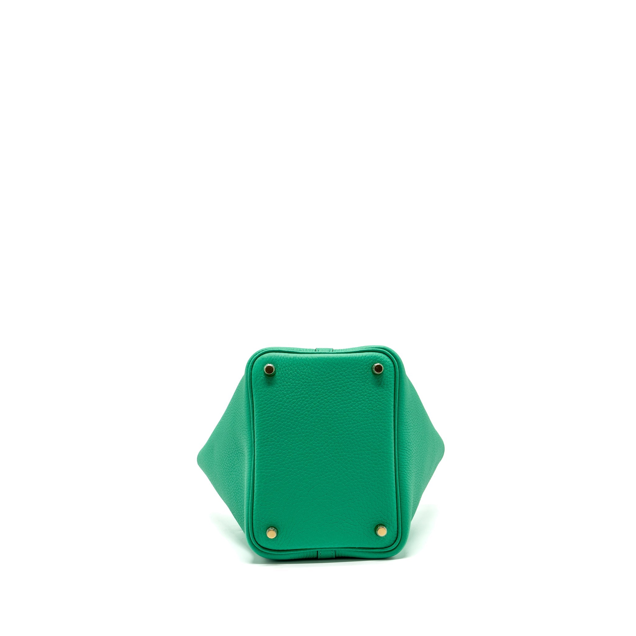 HERMES PICOTIN 18 LOCK BAG CLEMENCE MENTHE GHW
