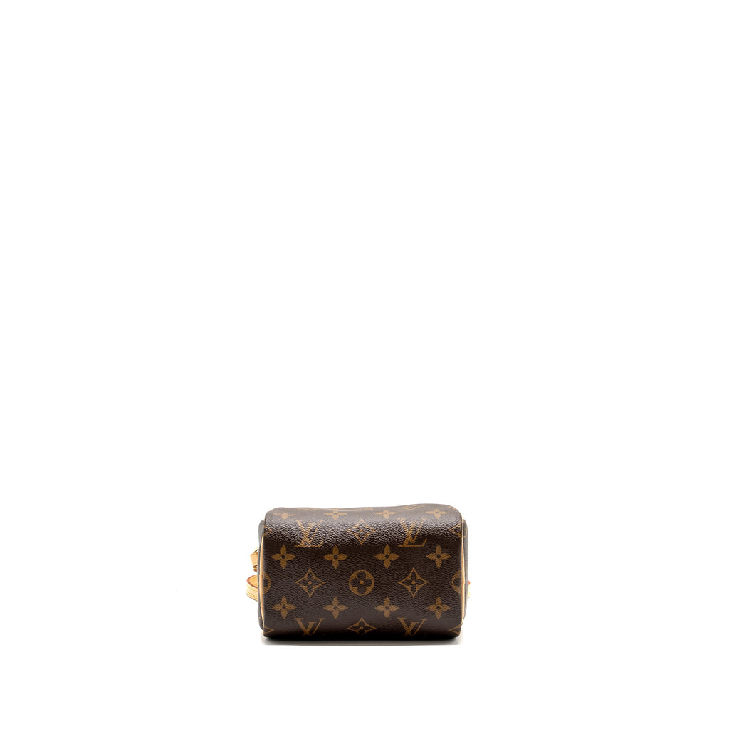 LOUIS VUITTON NANO SPEEDY MONOGRAM CANVAS GHW (OLD VERSION)