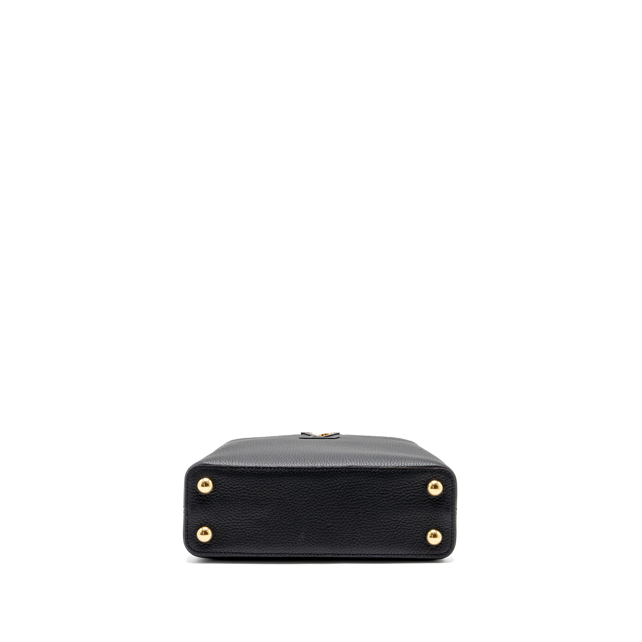LOUIS VUITTON CAPUCINES BB CALFSKIN BLACK GHW