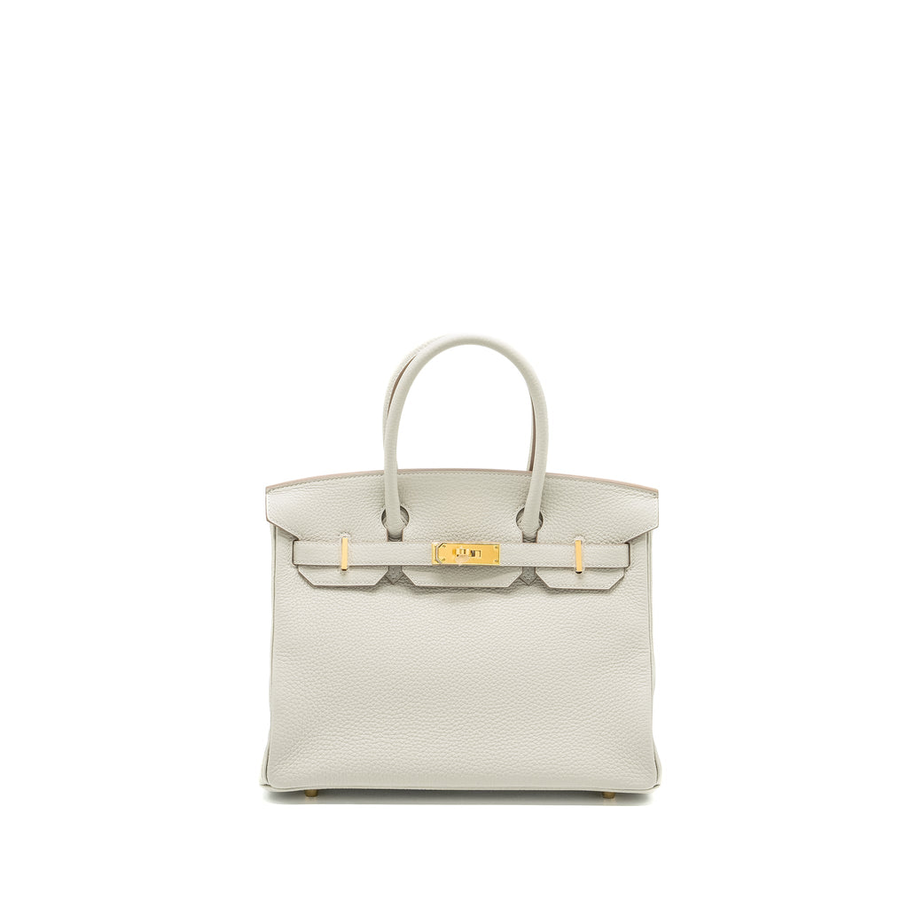 HERMES BIRKIN 30 TOGO GRIS PERLE GHW