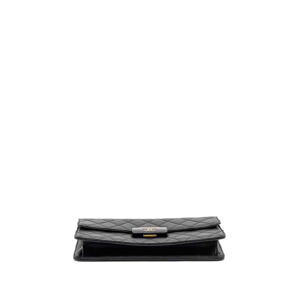 CHANEL BEAUTY LOCK FLAP BAG SHEEPSKIN BLACK GHW