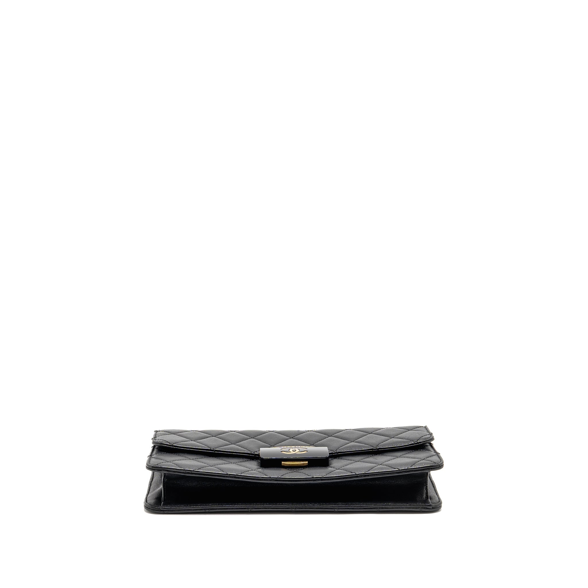CHANEL BEAUTY LOCK FLAP BAG SHEEPSKIN BLACK GHW