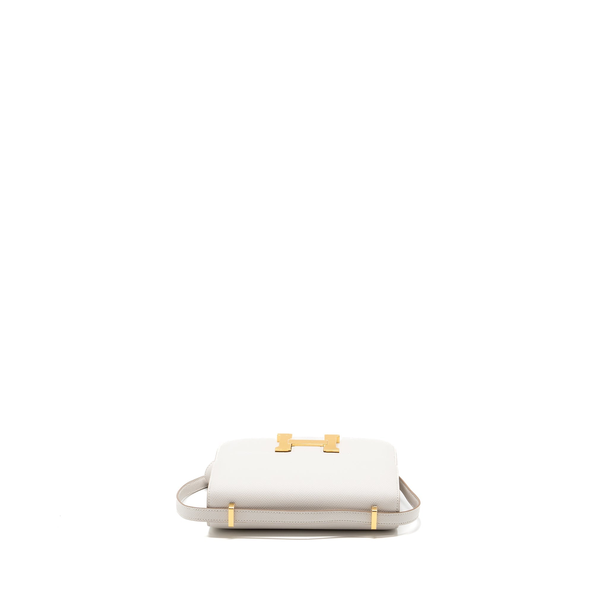 HERMES MINI CONSTANCE EPSOM GRIS PALE GHW