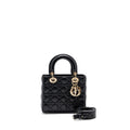 DIOR MY ABC DIOR SMALL LADY DIOR BAG LAMBSKIN BLACK LGHW