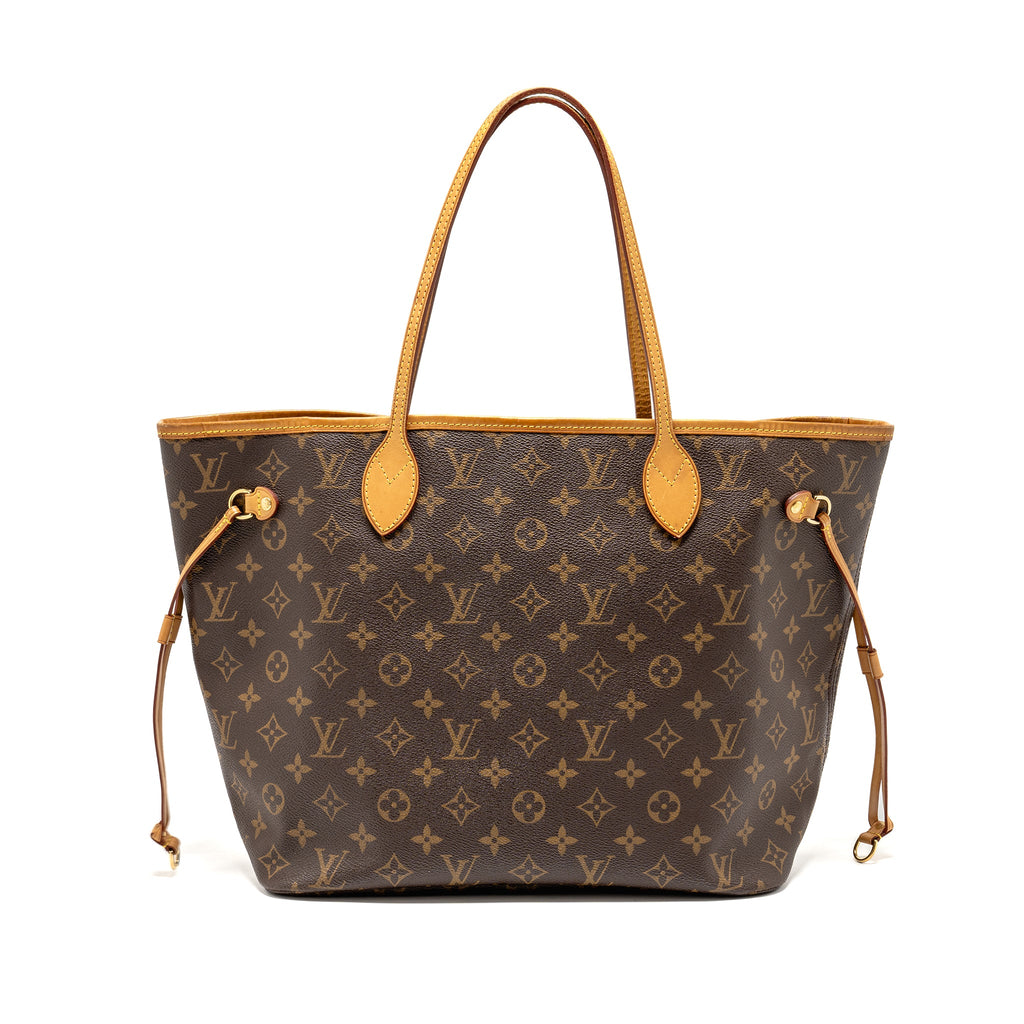 LOUIS VUITTON NEVERFULL MM MONOGRAM CANVAS GHW