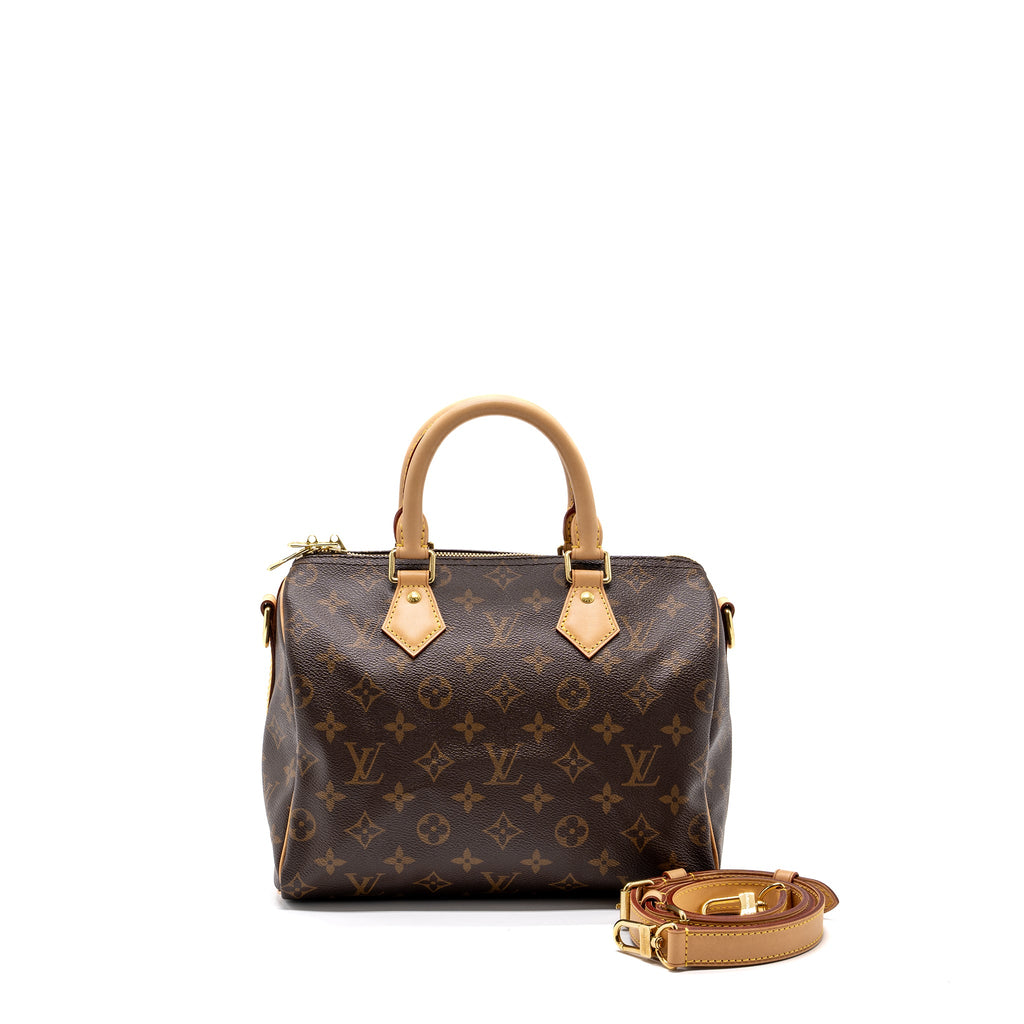LOUIS VUITTON SPEEDY BANDOULIERE 25 MONOGRAM CANVAS GHW (NEW VERSION)