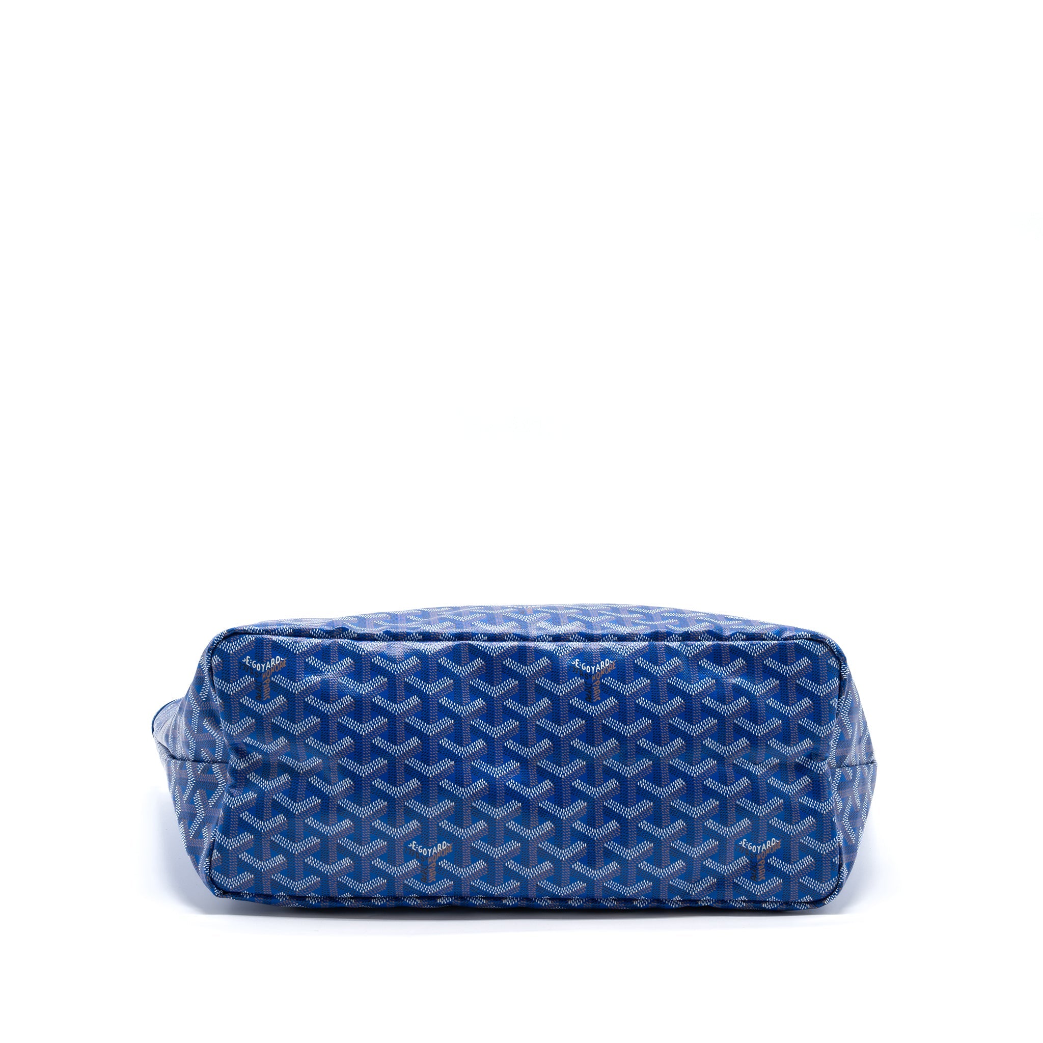 GOYARD SAINT LOUIS PM TOTE BAG CANVAS BLUE SHW