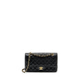 CHANEL MEDIUM CLASSIC DOUBLE FLAP BAG CAVIAR BLACK GHW