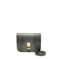 CELINE MEDIUM CLASSIC BOX BAG LIZARD GREY GHW