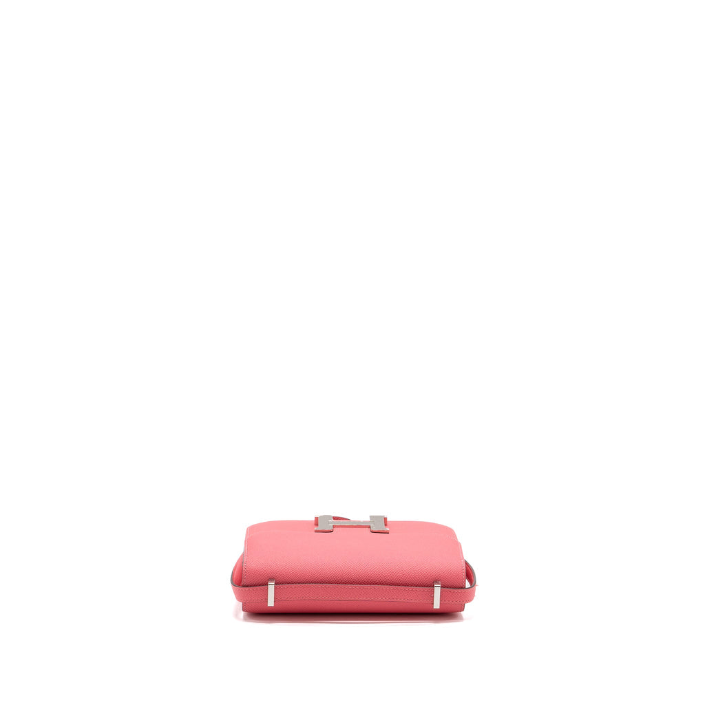 HERMES MINI CONSTANCE EPSOM ROSE AZALEE SHW