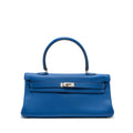 HERMES SHOULDER KELLY CLEMENCE BLUE SHW