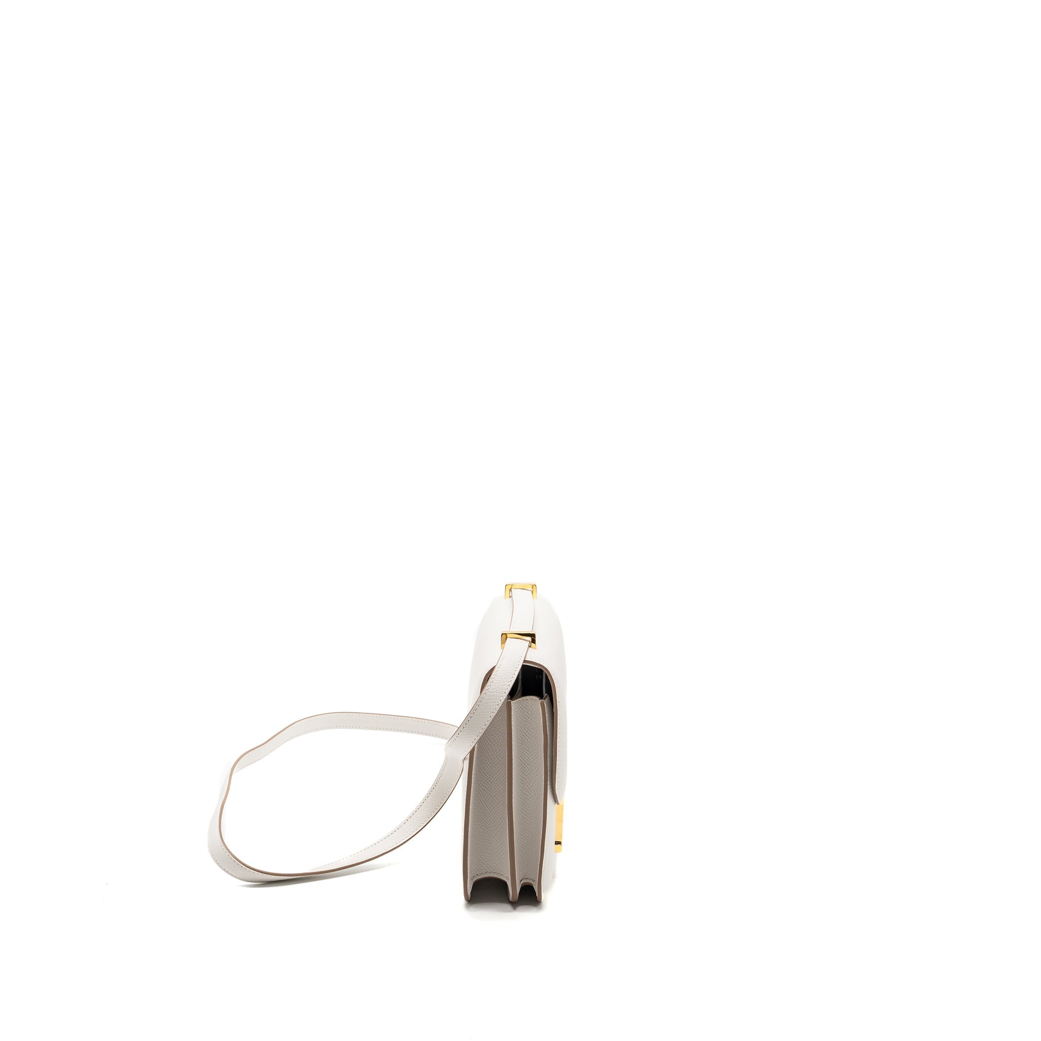 HERMES MINI CONSTANCE EPSOM GRIS PALE GHW