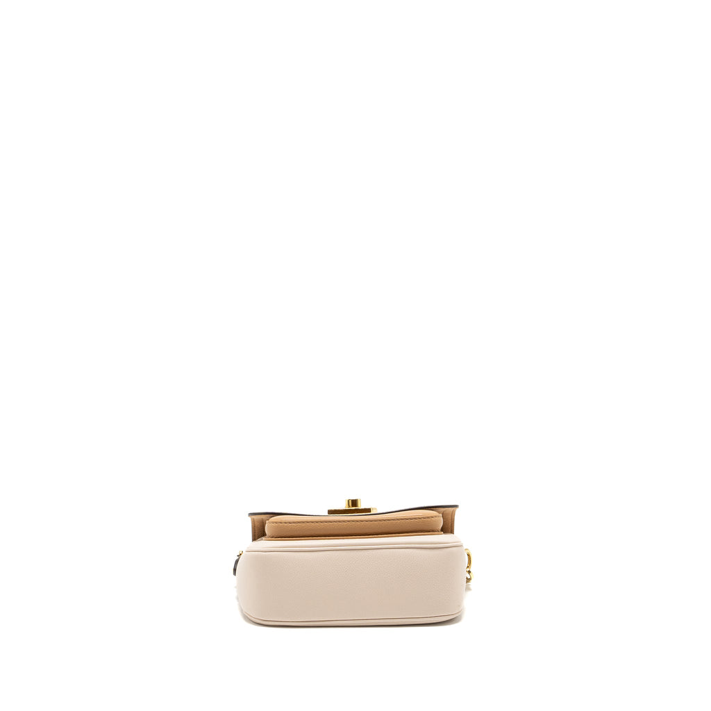 LOUIS VUITTON LOCKME TENDER GRAINED CALFSKIN BEIGE MULTICOLOUR GHW