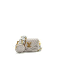 LOUIS VUITTON NEW WAVE MULTI POCHETTE CALFSKIN BRUME GHW
