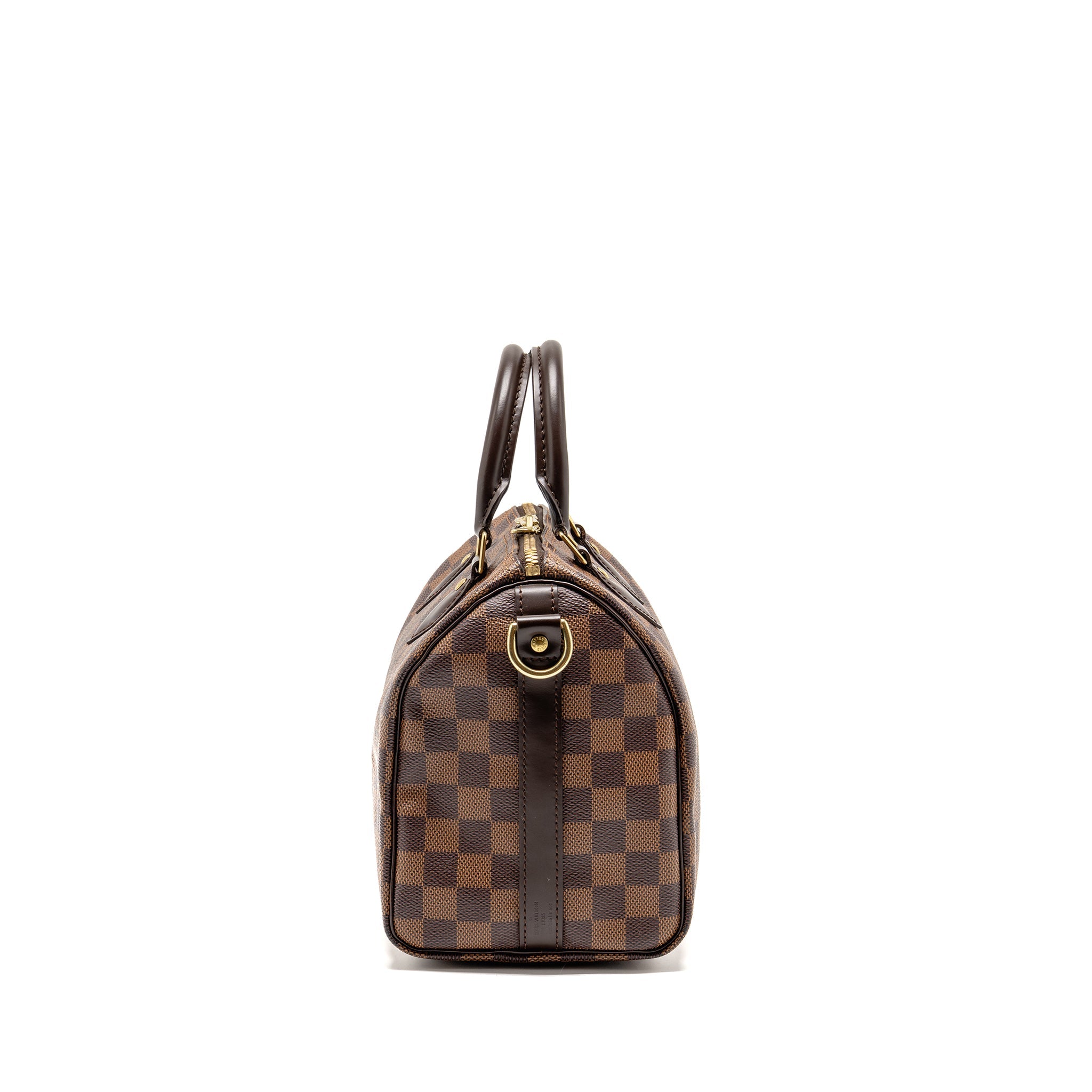 LOUIS VUITTON SPEEDY BANDOULIERE 25 DAMIER EBENE CANVAS GHW