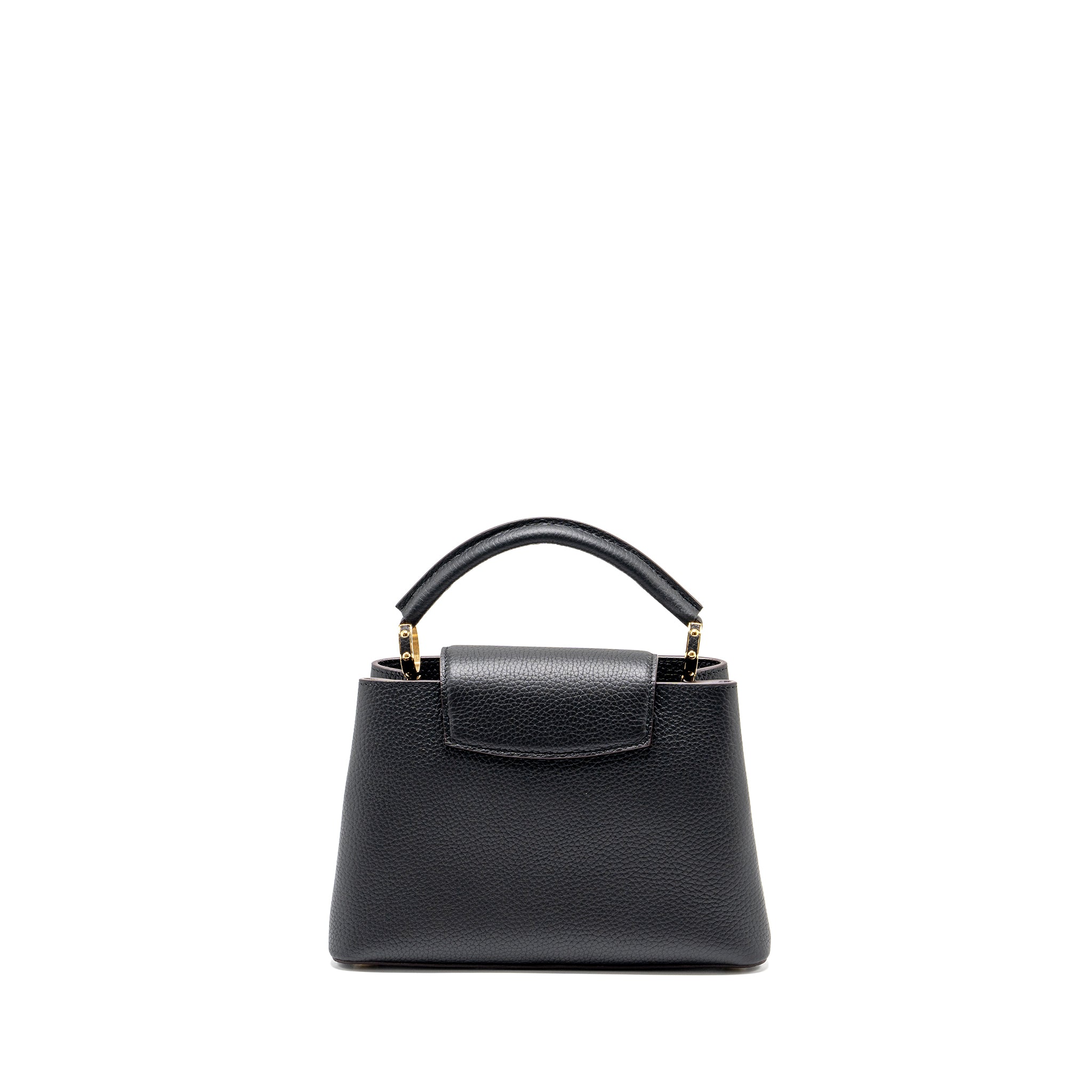 LOUIS VUITTON CAPUCINES BB CALFSKIN BLACK GHW