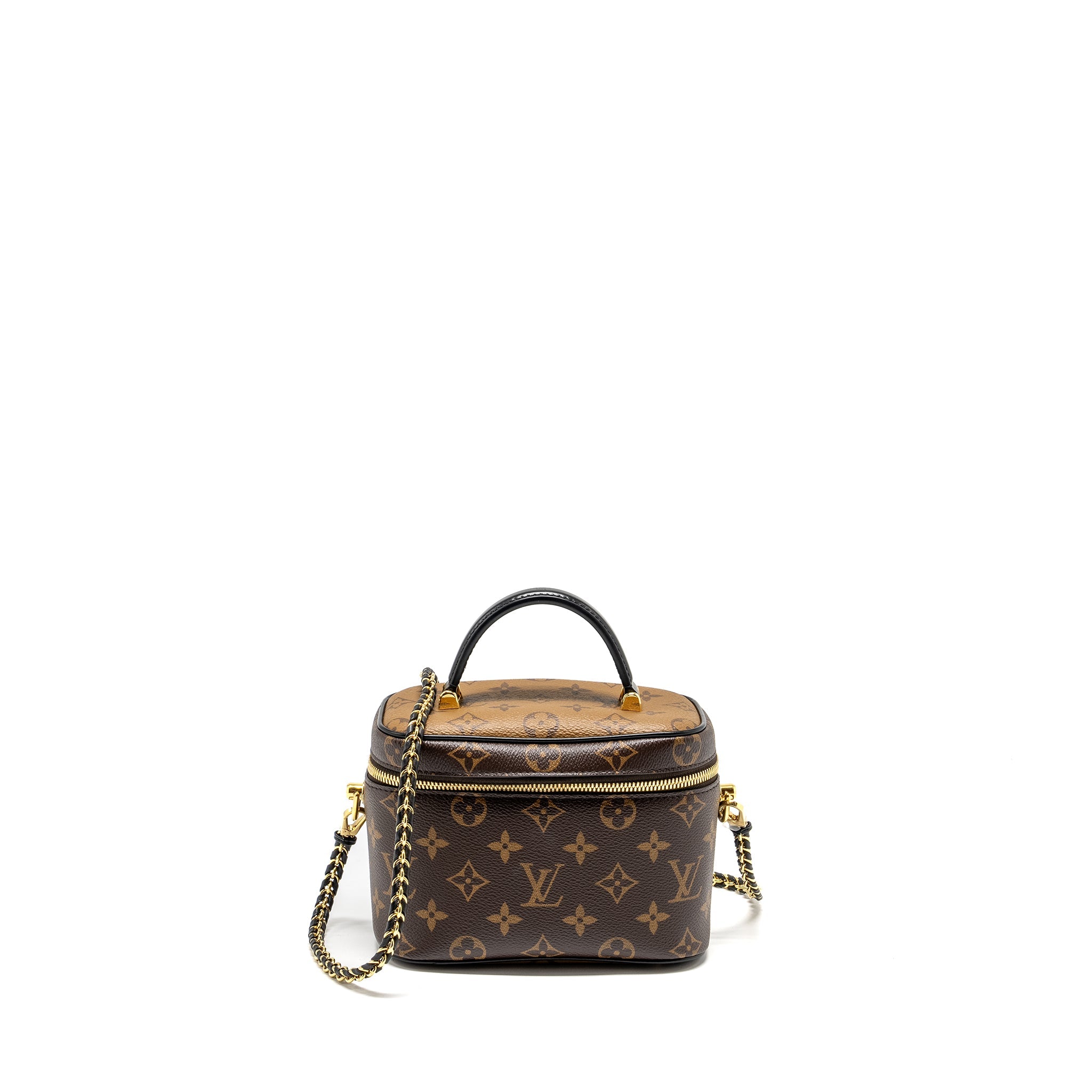 LOUIS VUITTON VANITY CASE PM MONOGRAM REVERSE CANVAS GHW