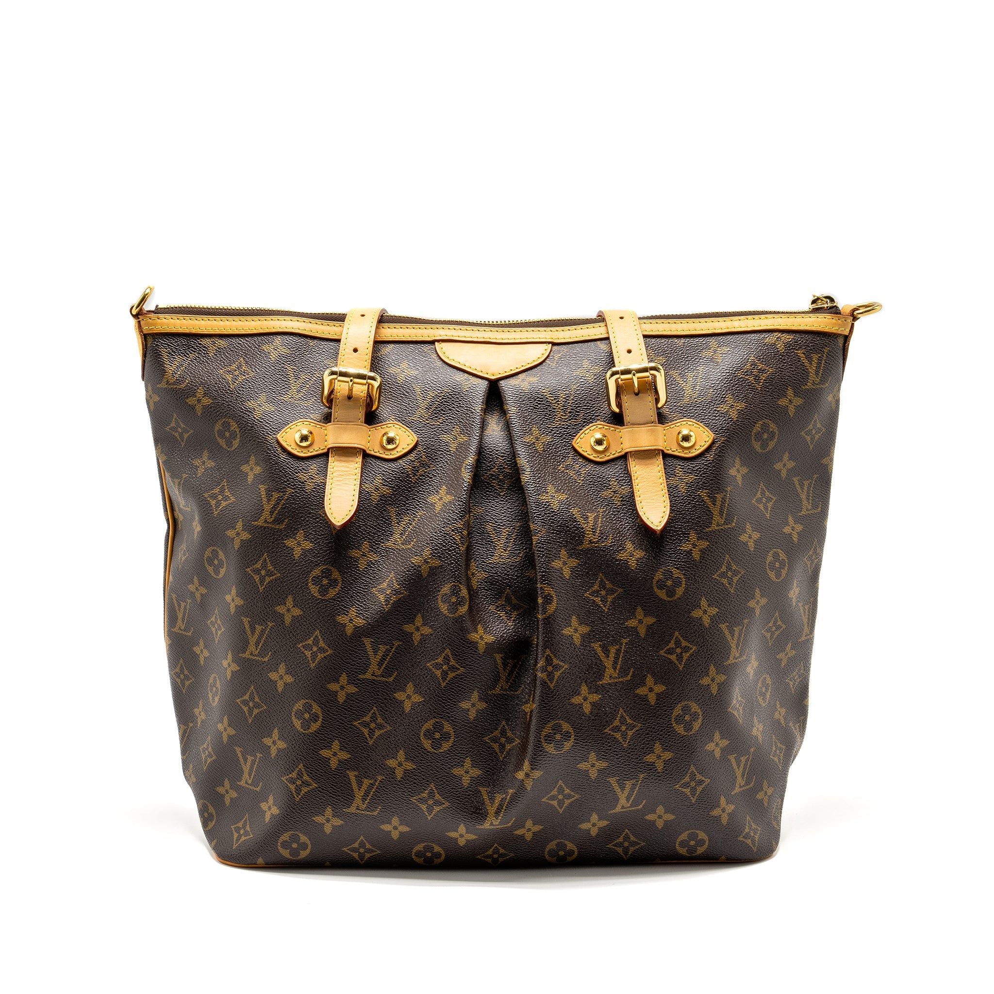 LOUIS VUITTON PALERMO GM TOTE BAG MONOGRAM CANVAS GHW