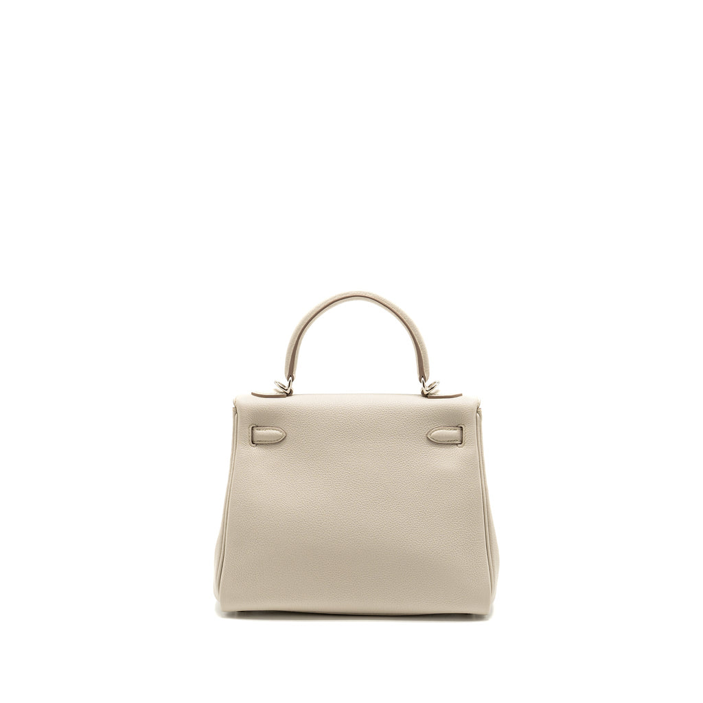 HERMES KELLY 25 STRAP TOGO BETON/GRIS ASPHALTE SHW