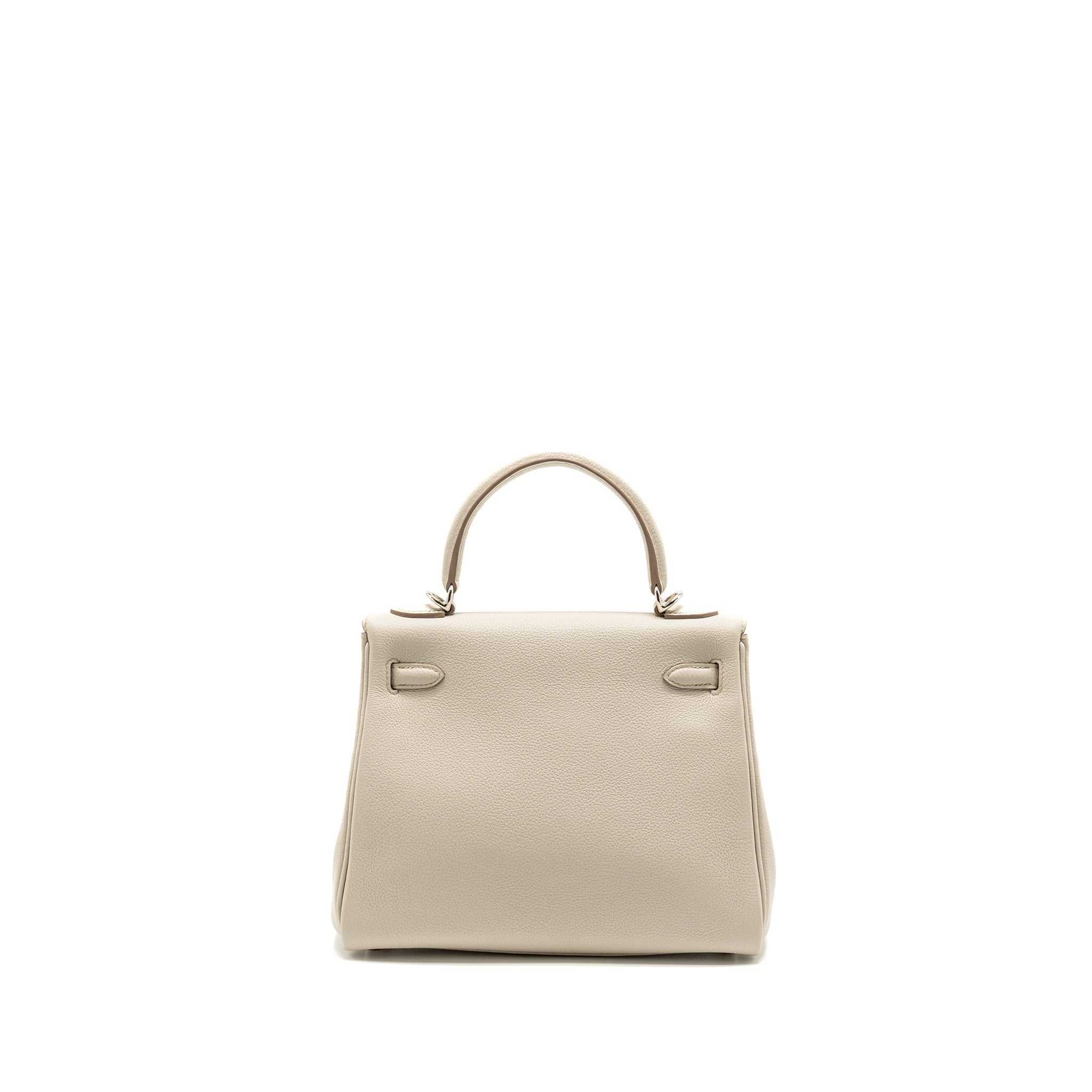 HERMES KELLY 25 STRAP TOGO BETON/GRIS ASPHALTE SHW