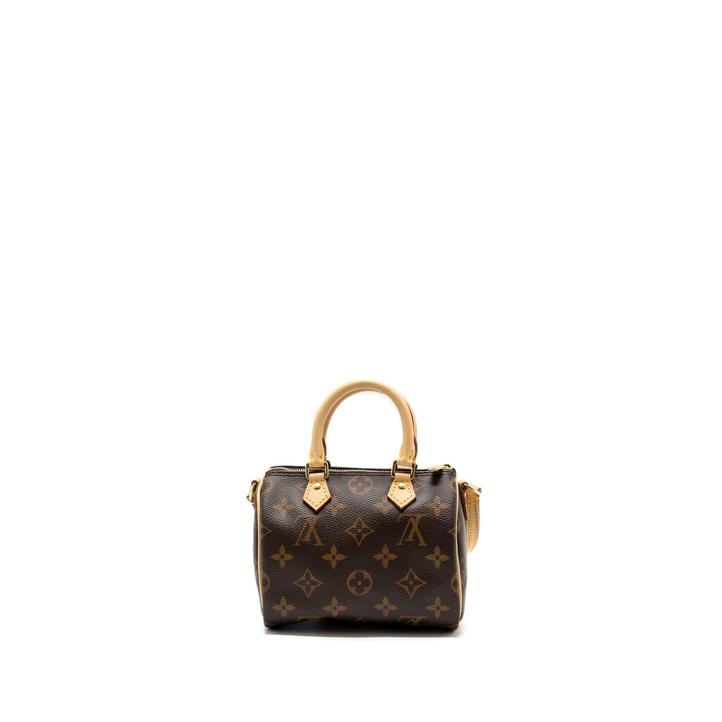 LOUIS VUITTON NANO SPEEDY MONOGRAM CANVAS GHW (OLD VERSION)