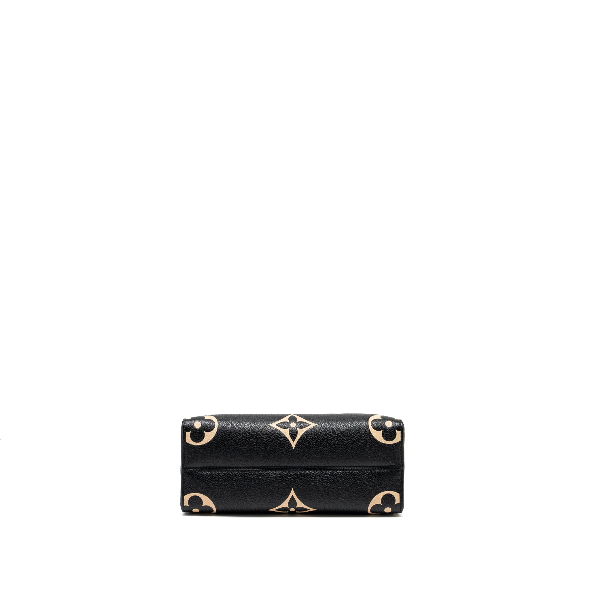 LOUIS VUITTON ONTHEGO PM BICOLOUR MONOGRAM EMPREINTE BLACK/BEIGE GHW