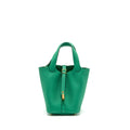 HERMES PICOTIN 18 LOCK BAG CLEMENCE MENTHE GHW