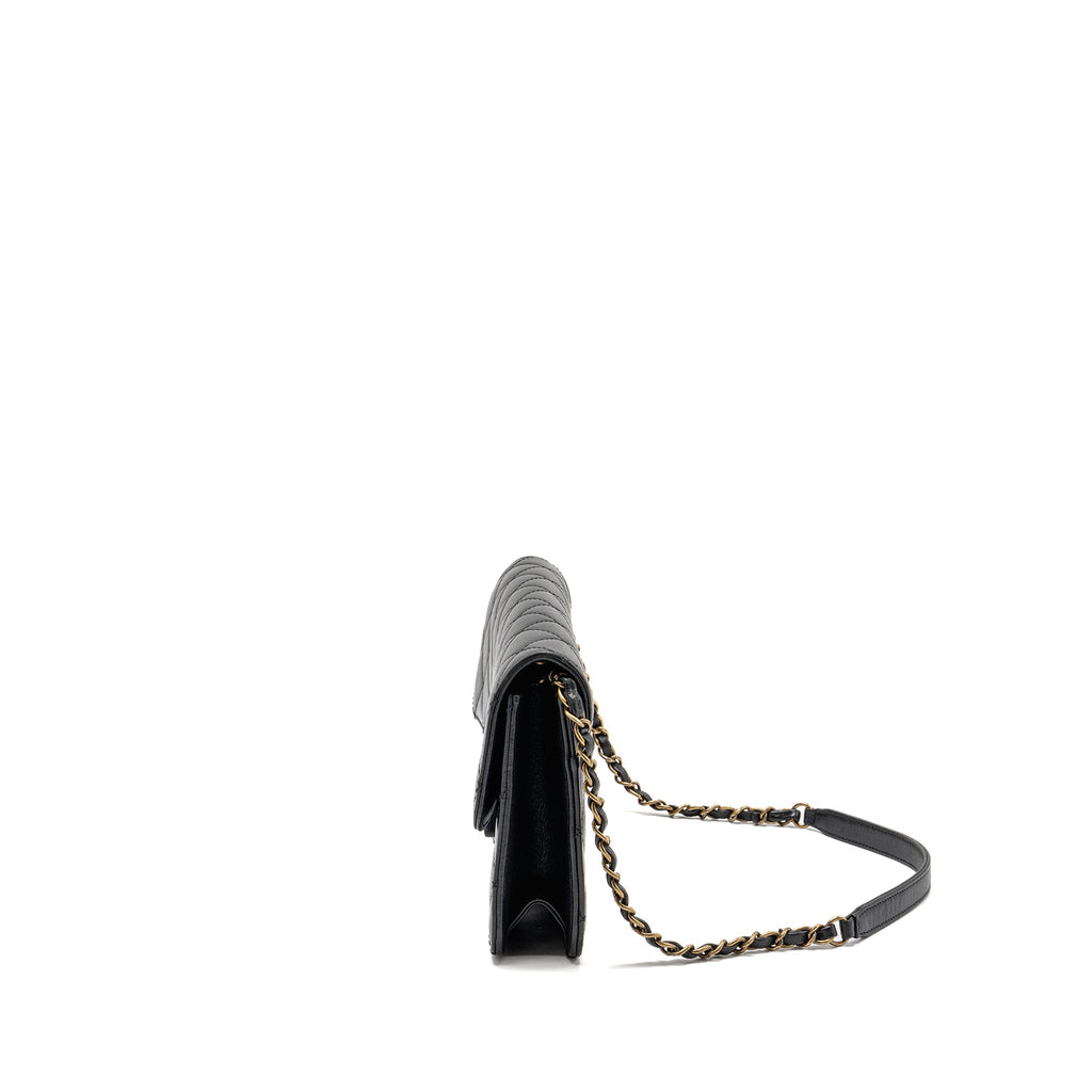 CHANEL BEAUTY LOCK FLAP BAG SHEEPSKIN BLACK GHW