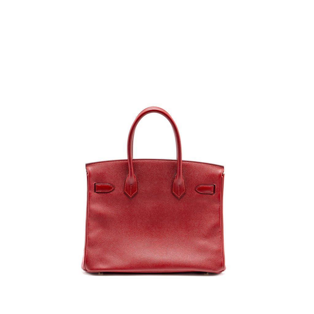 HERMES BIRKIN 30 EPSOM ROUGE GRENAT GHW