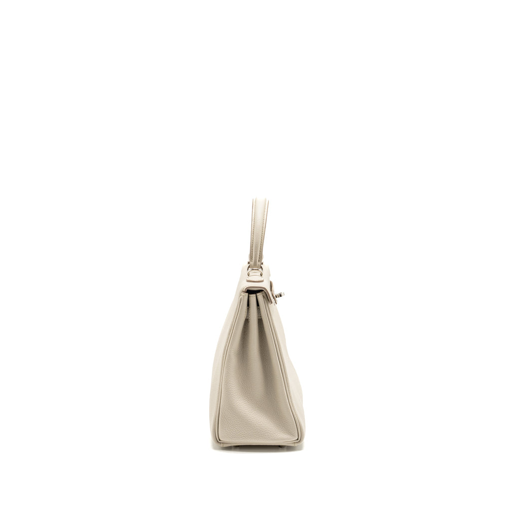 HERMES KELLY 25 STRAP TOGO BETON/GRIS ASPHALTE SHW