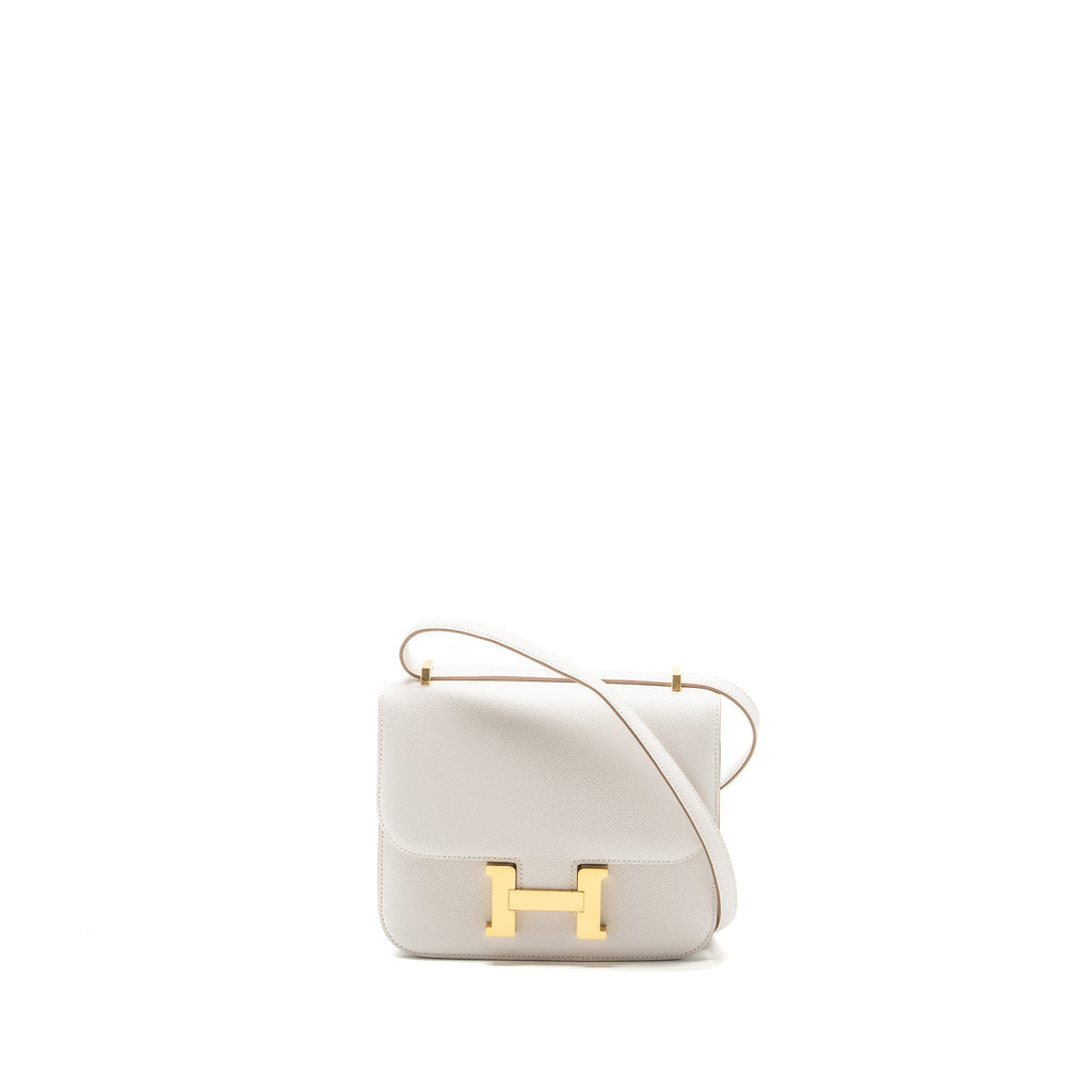 HERMES MINI CONSTANCE EPSOM GRIS PALE GHW