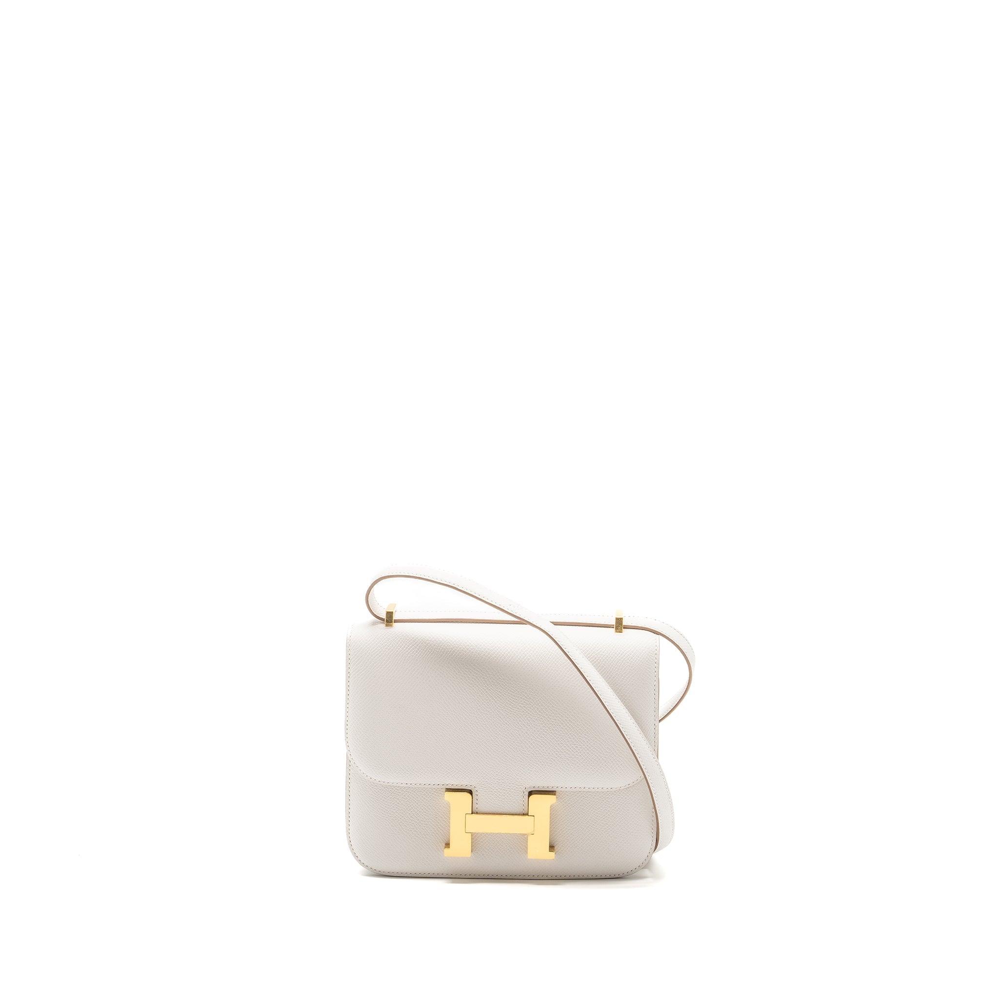 HERMES MINI CONSTANCE EPSOM GRIS PALE GHW