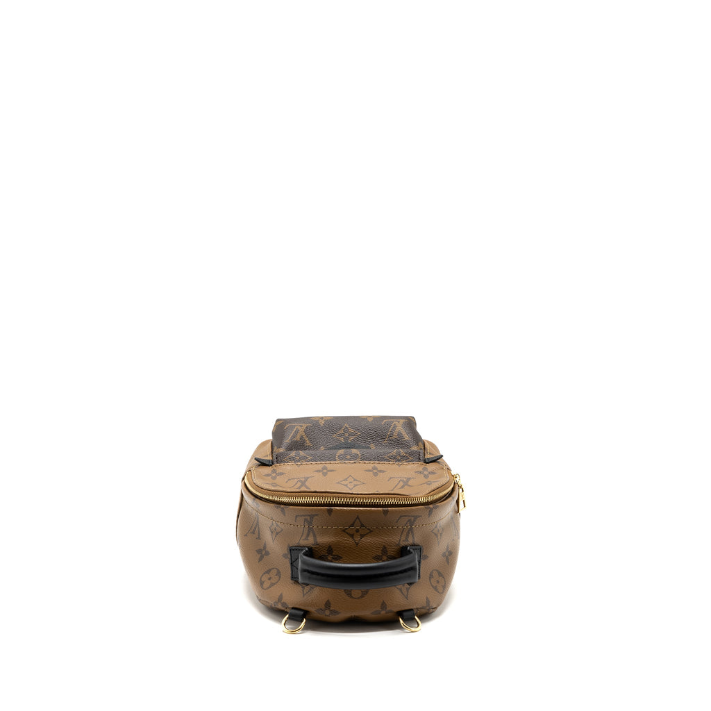 LOUIS VUITTON MINI PALM SPRING BACKPACK REVERSE MONOGRAM CANVAS GHW