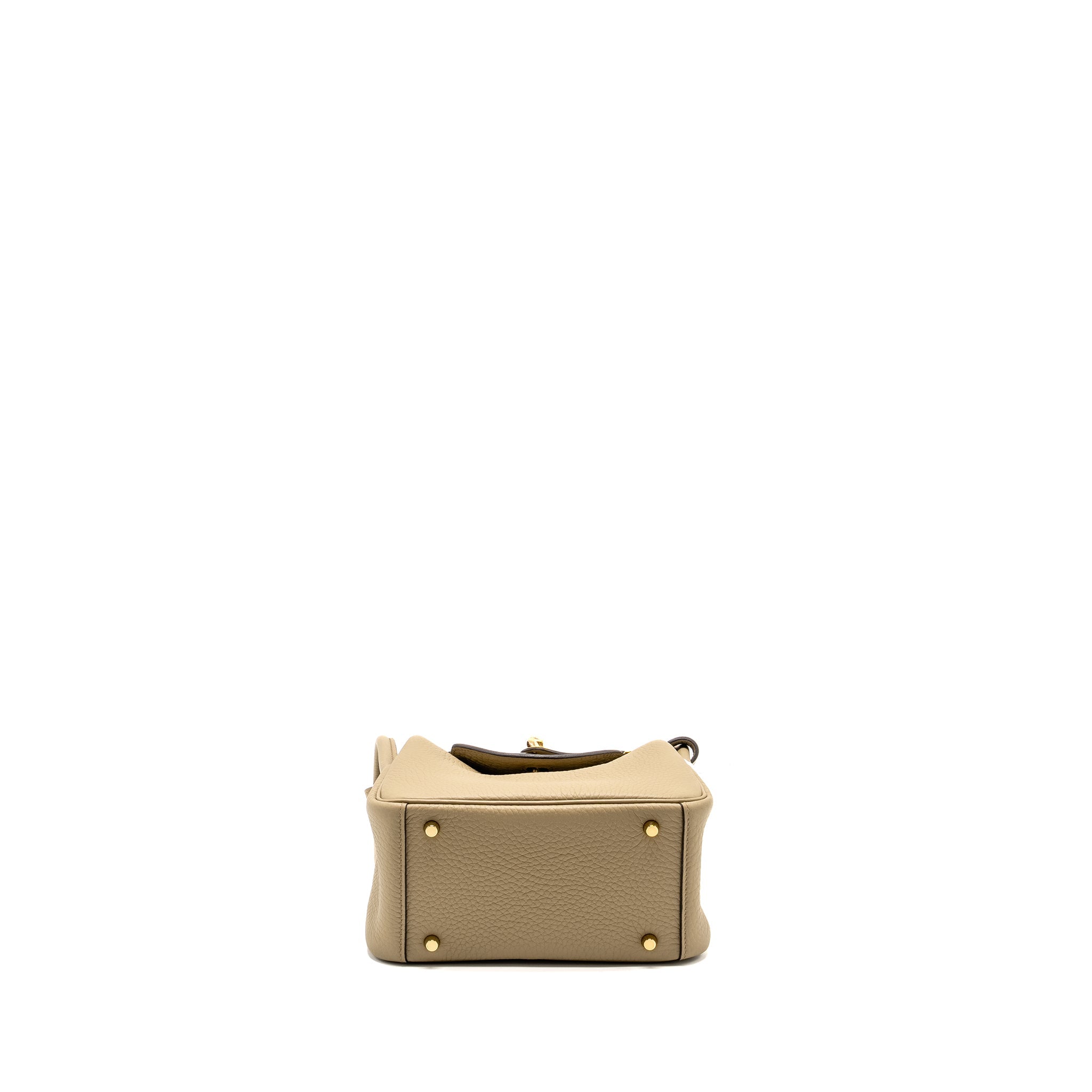 HERMES MINI LINDY II CLEMENCE 8Q BEIGE MARFA GHW