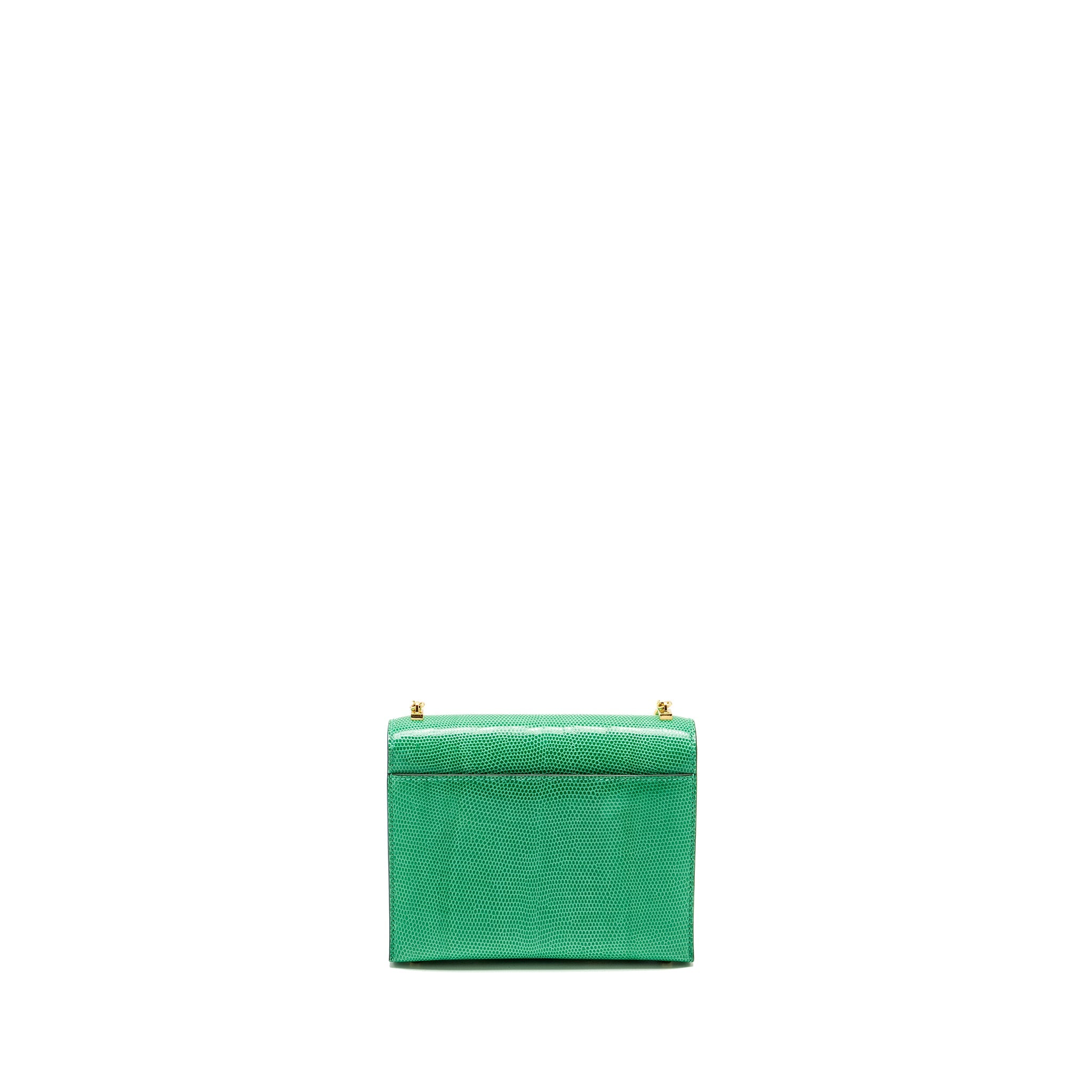 HERMES MINI VERROU LIZARD NILOTICUS LISSE 6W MENTHI GHW